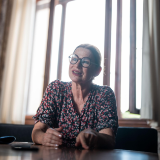 Burgschauspielerin Dörte Lyssewski zu Gast in Bayern