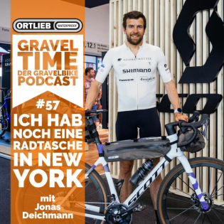 GravelTIME #57 Ich hab noch eine Radtasche in New York | mit Jonas Deichmann