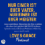 Love & Grace Podcast – Matthäus 23: Nur Einer ist euer Vater, nur Einer ist euer Meister