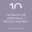 Compliance-Fall Umsatzsteuer – Was ist zu beachten?
