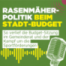 Rasenmäher-Politik: So verlief die Budget-Sitzung im Gemeinderat und der Kampf um die Sportförderungen