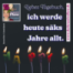 Geheime Geburtstagsfolge: Ich werde heute säks Jahre allt.
